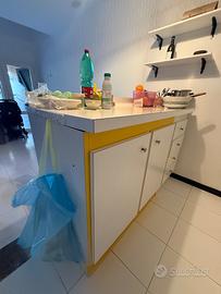 Mobile cucina con piano