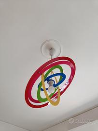 lampadario colorato 