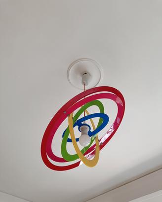 lampadario colorato 