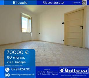 Bilocale luminoso con posto auto riservato
