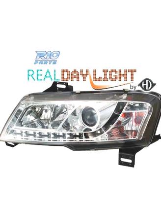 FARI PER FIAT STILO 01-08 FONDO CROMATO
