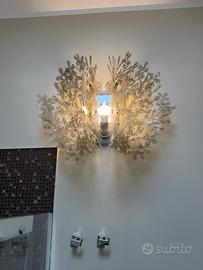 SLAMP fiorella gold lampada da parete applique