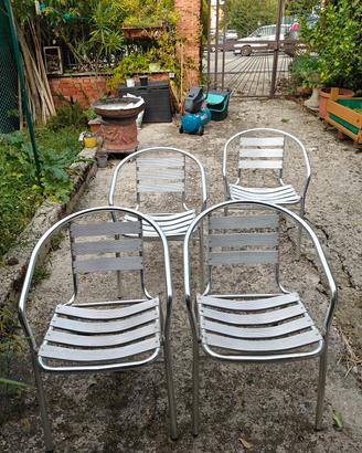 Sedie da giardino in ottime