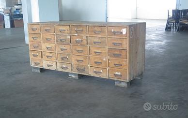 VECCHIA CASSETTIERA ISOLA CUCINA INDUSTRIAL