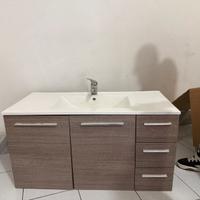 lavabo con mobile sospeso moderno
