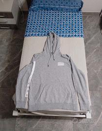 Felpa grigia con cappuccio Jack & Jones taglia L