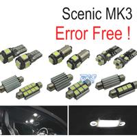 KIT 17 LAMPADE LED INTERNE 2009-2016 PER RENAULT S