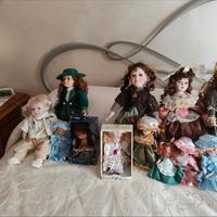 bambole in ceramica da collezione 