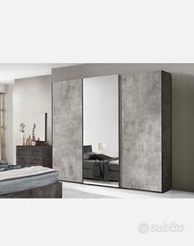 Armadio 3 ante scorrevoli con specchio
