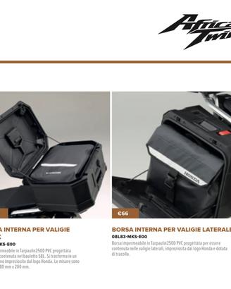 Borse interne BAULETTI AFRICA TWIN ORIGINALI