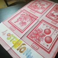 asciugapiatti a punto croce 