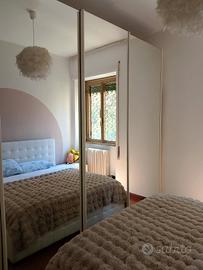 armadio ante scorrevole bianco lucido 