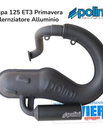 Marmitta Serpentina Polini Vespa 125 ET3 Primaver