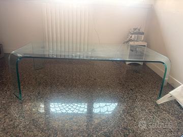 Tavolo in vetro per salotto o ingresso