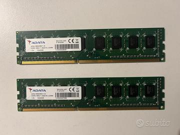 N.2 RAM 8GB Adata AD3U1600W8G11-S 1600 Mhz