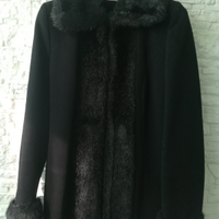 Cappottino donna con pelliccia