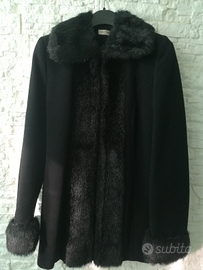 Cappottino donna con pelliccia