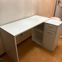 Scrivania angolare/lineare con Libreria