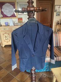 Giacca blu manica 3/4