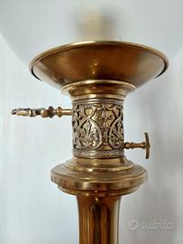 Lampade in ottone dorato
