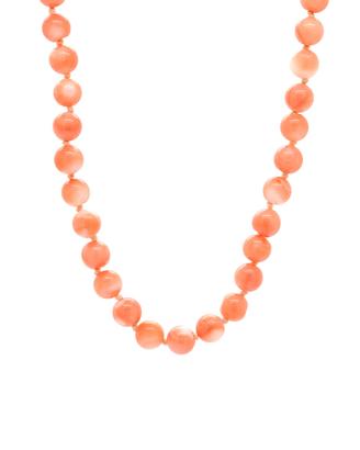 Collana corallo Deep Sea con chiusura in oro