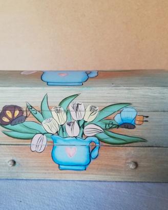 Cofanetto portagioie in legno