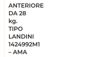 zavorre e attrezzi agricoli 