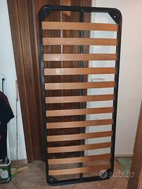 rete singola a doghe legno 