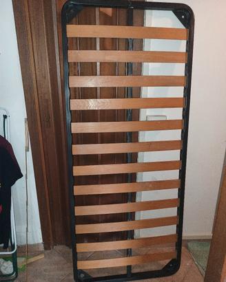 rete singola a doghe legno 