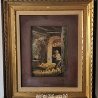 Mario Fattori -  "Il Pastore con gregge"
