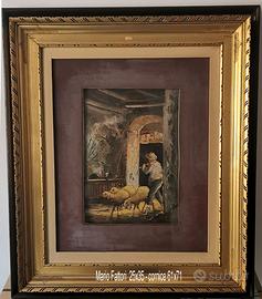 Mario Fattori -  "Il Pastore con gregge"