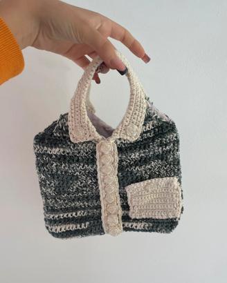 borsa uncinetto fatta a mano borsetta vintage