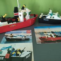 lego lotto barche polizia pompieri 4020 4010 