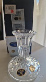 Portacandela cristallo Bohemia originale 