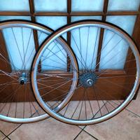 Ruote bici corsa vintage campagnolo 8v