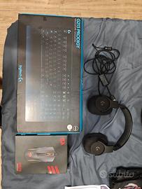 kit Cuffie, Mouse e Tastiera 