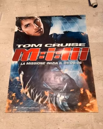 Raro Banner Cinema PVC "Mission Impossible 3"