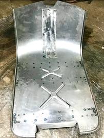 Lamierato pedana lunga Vespa anni 70 con rinforzi