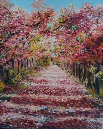 Quadro dipinto "Tripudio di Pace" - Elisa Magnoni