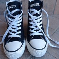 Stringate alte donna Cafè noir