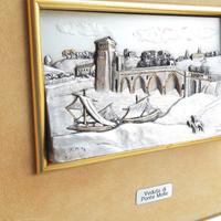 🖼️Quadro con   Veduta  Ponte Molle  (Milvio) Roma