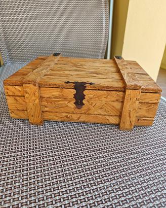 Cassetta cassa scatola legno