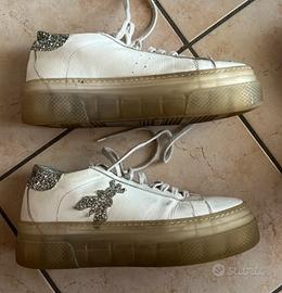 Sneakers platform con glitter Patrizia Pepe