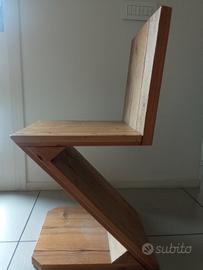 SEDIE ZIG ZAG  mod. Rietveld
