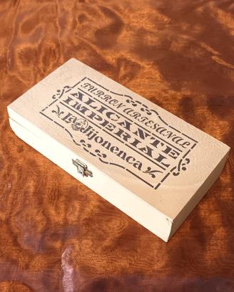 Scatola legno Turrón de Alicante (Spagna) anni '90