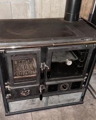 NORDICA termo stufa cucina a legna “TermoRosa DSA”