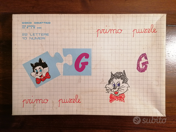 Puzzle, primo puzzle, completo, vintage, anni '80