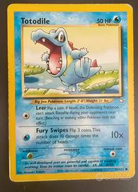 Totodile n. 81 mazzo neo genesis