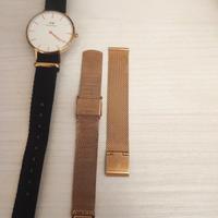 Orologio Daniel Wellington oro rosa + nero  mm 36
