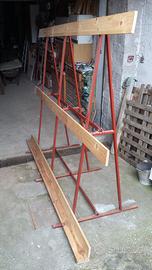 CAVALLETTO (CAPRA) SMONTABILE per mostre e autocar